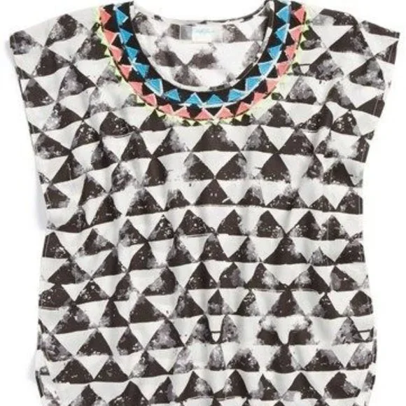 MARA HOFFMAN KIDS GEOMETRIC COVER-UP - Picture 8 of 8